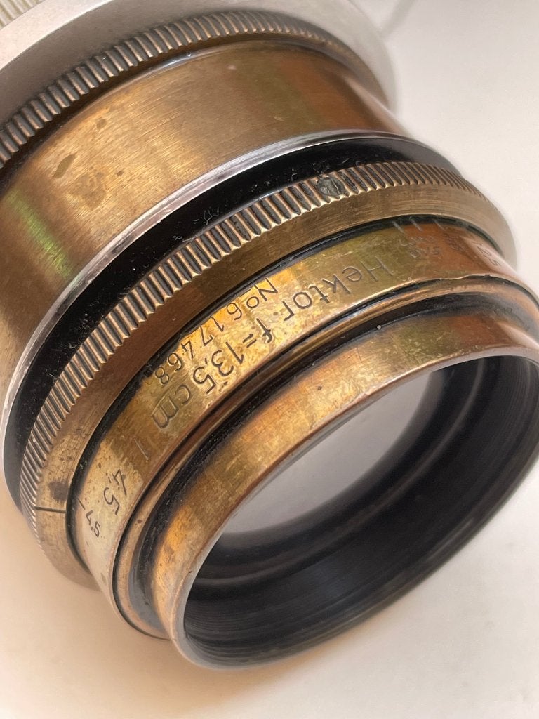 Leica Leitz Hektor 4.5/13.5cm set (met ZOOAN en Kilfitt), Ophalen of Verzenden