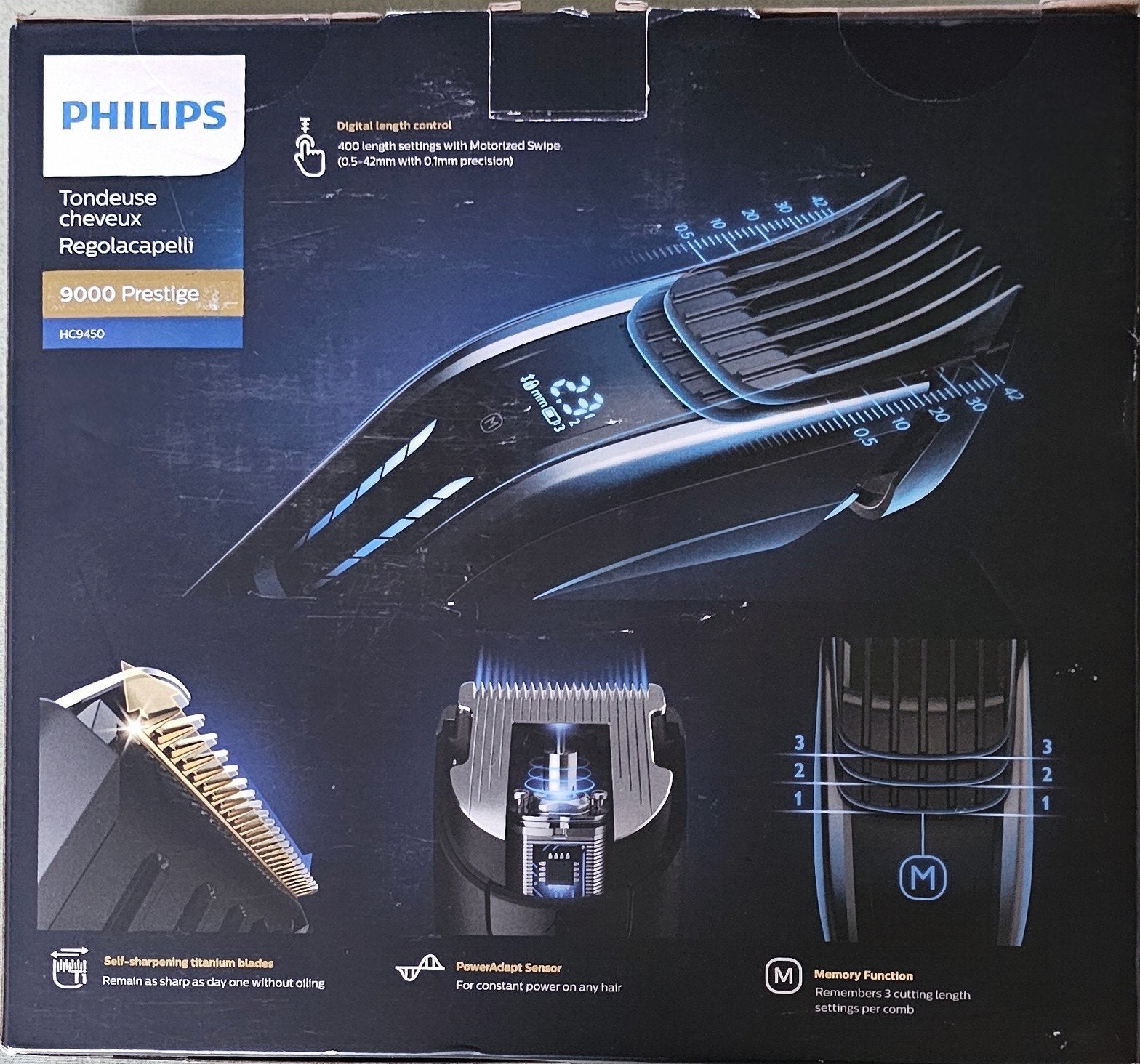 Philips Tondeuse 9000 Serie - Nieuw in doos, Witgoed en Apparatuur, Ophalen of Verzenden, Nieuw, Scheren en Epileren
