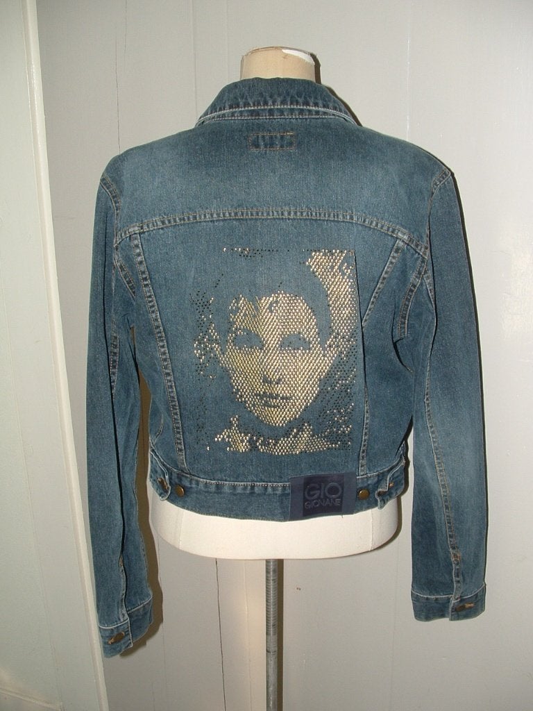 Giovane San Martino spijkerjas denimjas spijkerjack maat 36, Blauw, Giovane San Martino, Ophalen of Verzenden, Jasje