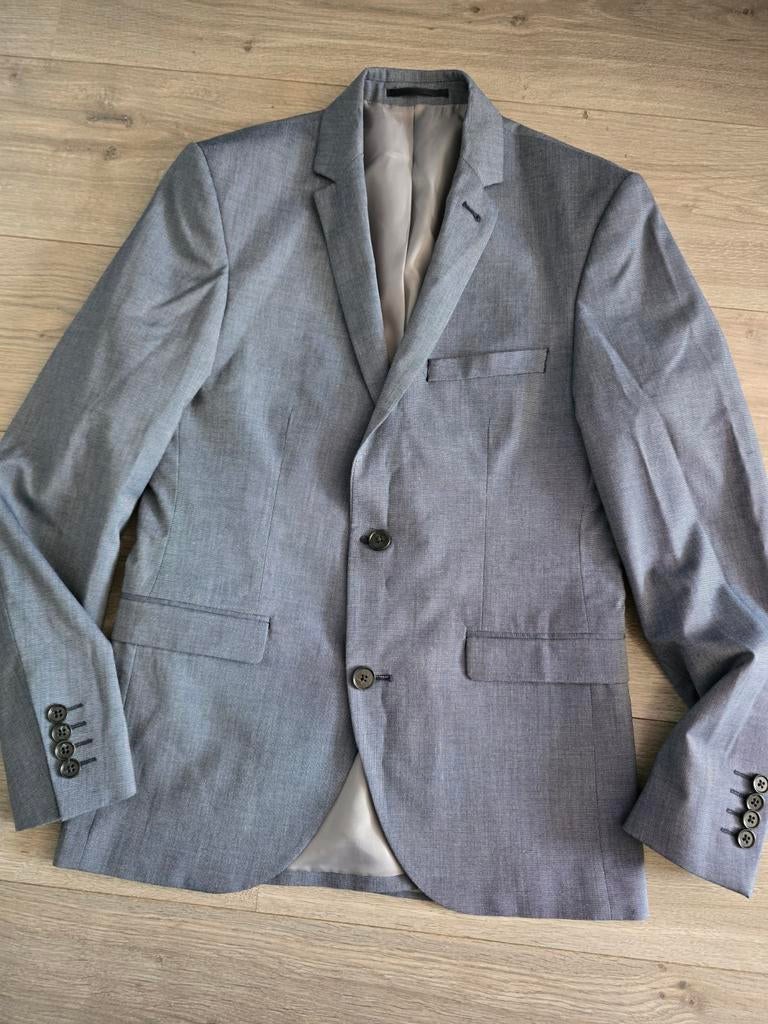 Blauw-grijs heren colbert Jack & Jones, maat 46, Nieuw (JM4), Kleding | Heren, Ophalen of Verzenden, Nieuw, Maat 46 (S) of kleiner
