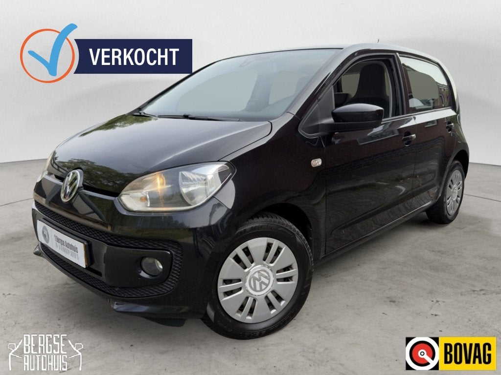 Volkswagen up! 1.0 high up! Cruise Airco Navi Bt Stoelvw, Auto's, Stof, Gebruikt, Zwart, Bedrijf