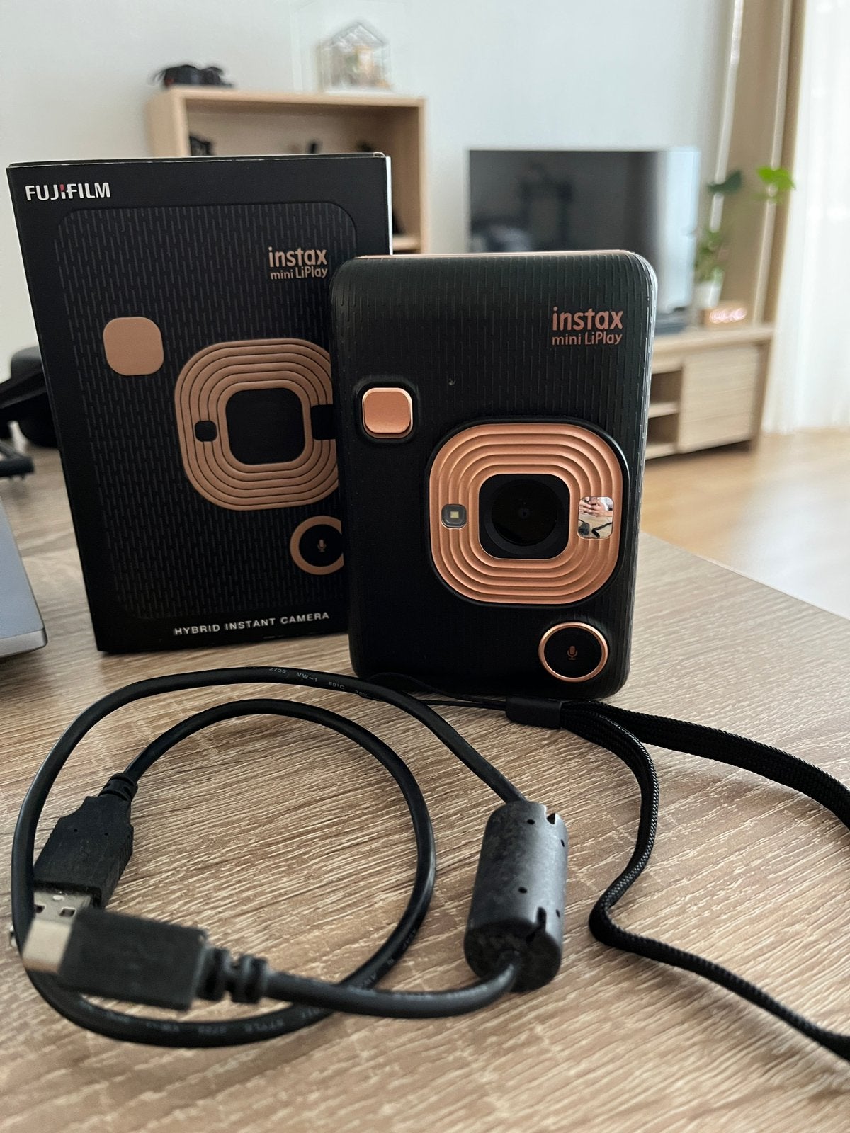 Fujifilm Instax Mini LiPlay, Audio, Tv en Foto, Fotocamera's Analoog, Ophalen, Zo goed als nieuw, Polaroid, Fuji