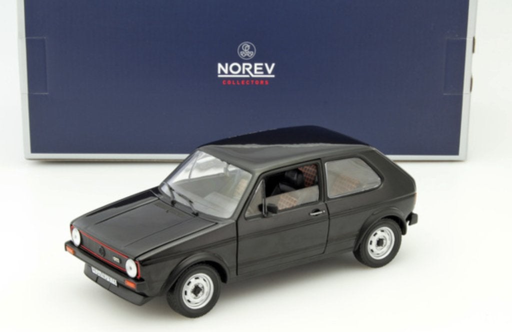 NIEUW VW Golf GTI 1976 Zwart schaal 1:18 NOREV ref. 188487, Hobby en Vrije tijd, Modelauto's | 1:18, Verzenden, Nieuw, Auto, Norev