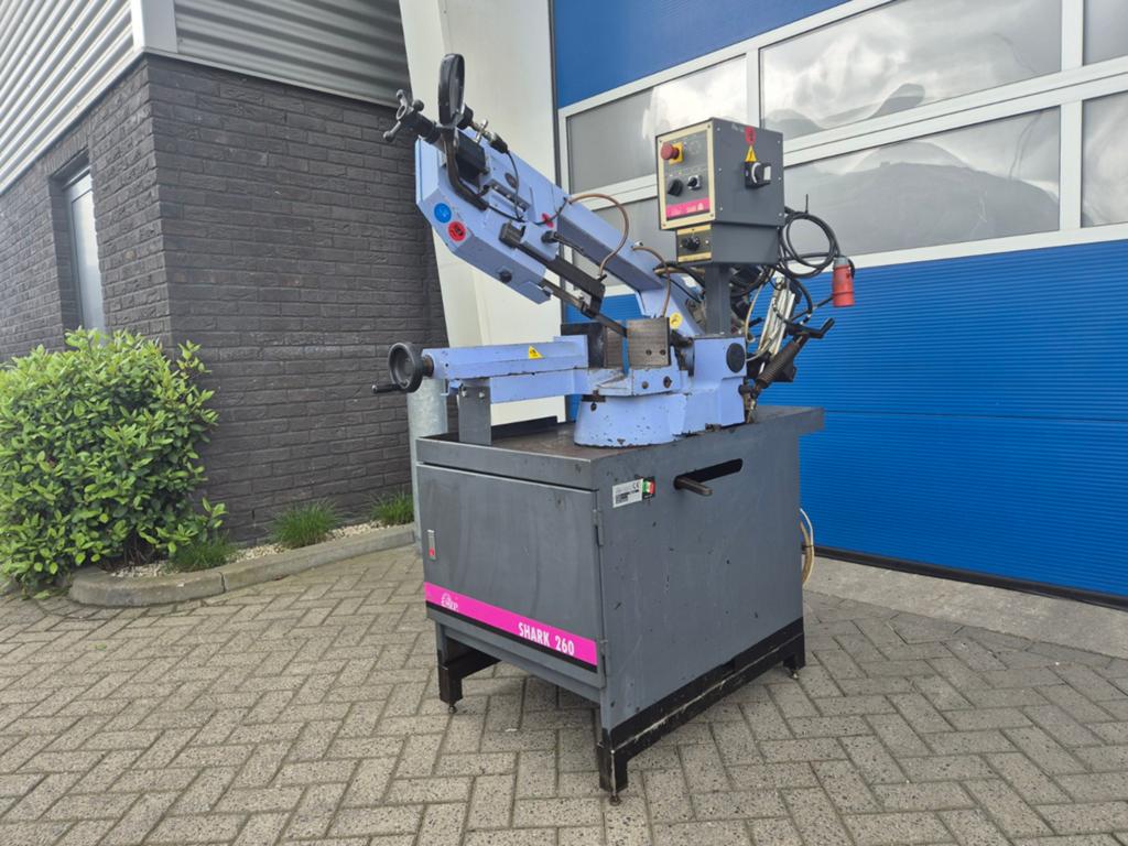MEP SHARK 260 CCS Lintzaagmachine Compleet in nette staat!!, Doe-het-zelf en Verbouw, Gereedschap | Zaagmachines, Ophalen, Gebruikt