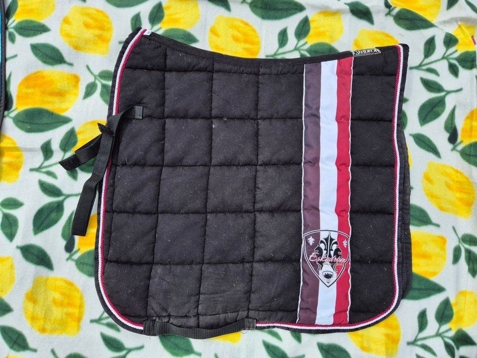 Eskadron black full dressuur dekje, Dieren en Toebehoren, Full (L), Gebruikt, Dressuurdekje, Ophalen of Verzenden