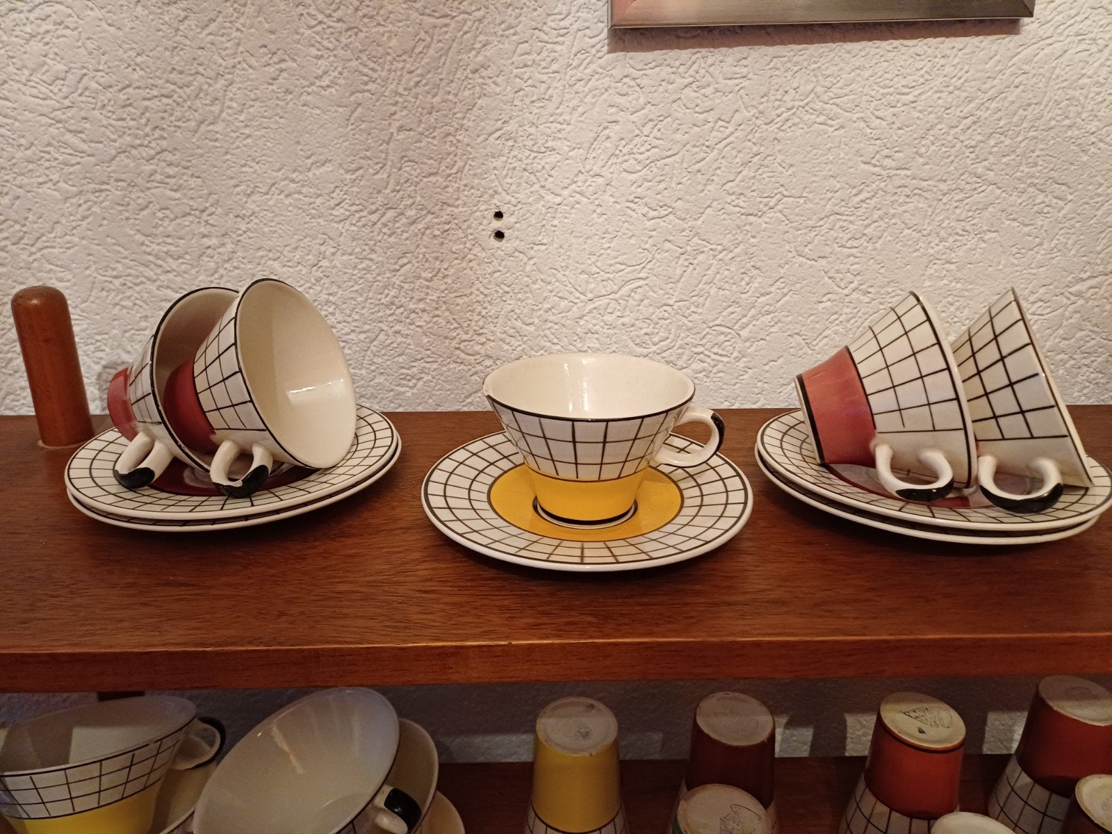 5 kop en schotels van Granit Hungary, Ophalen of Verzenden