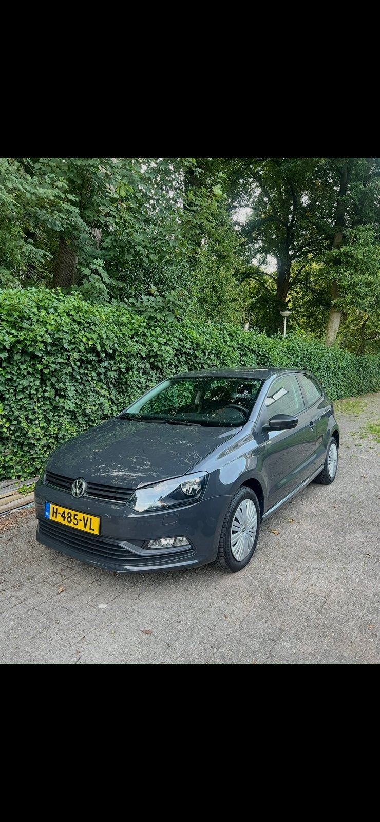 VW Polo 1.0 TSI 55KW 2016 grijs, Voorwielaandrijving, Stof, Zwart, Handgeschakeld