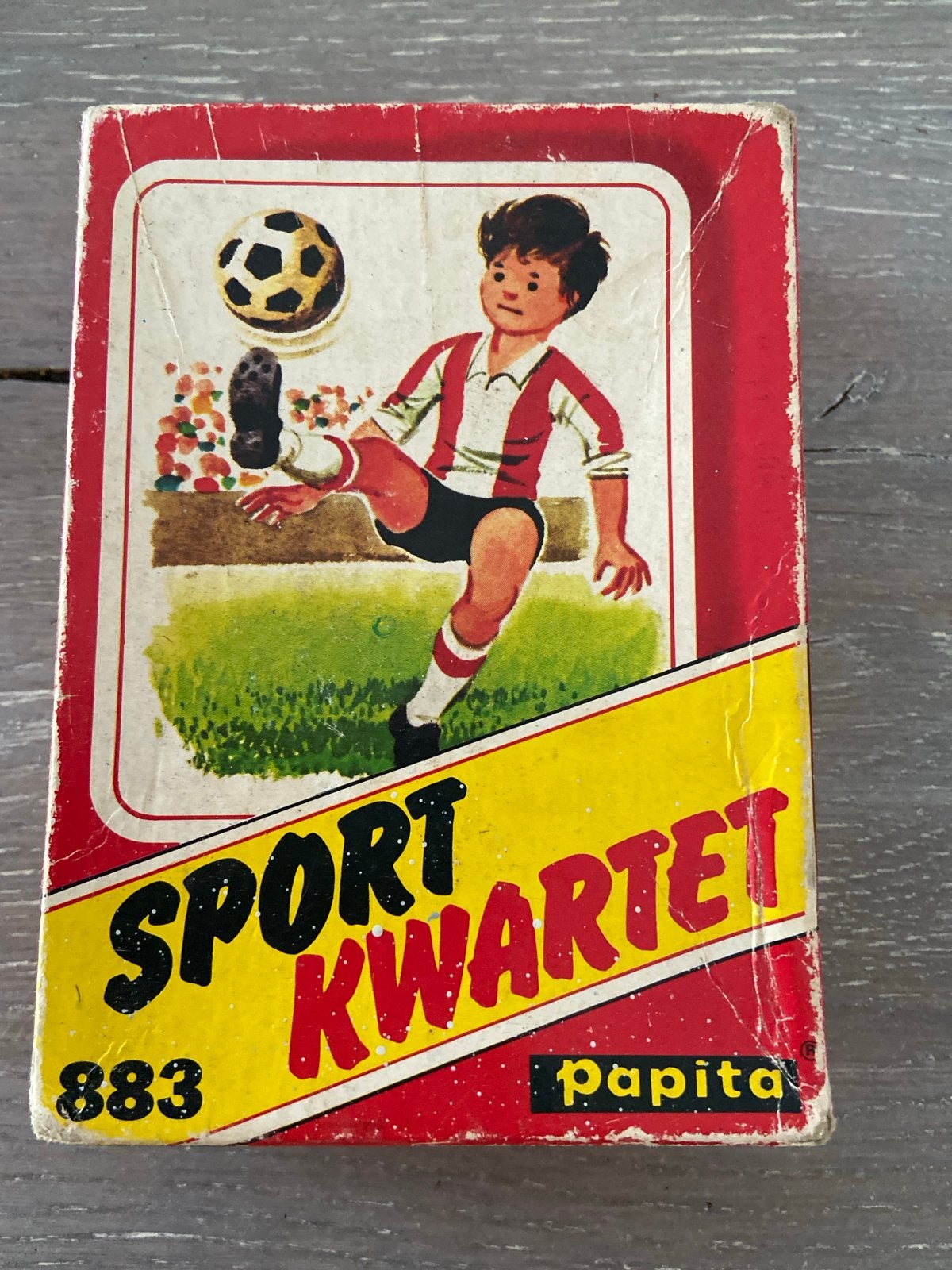 Vintage Sport Kwartetspel Papita 1965 - Compleet, Ophalen of Verzenden, Gebruikt
