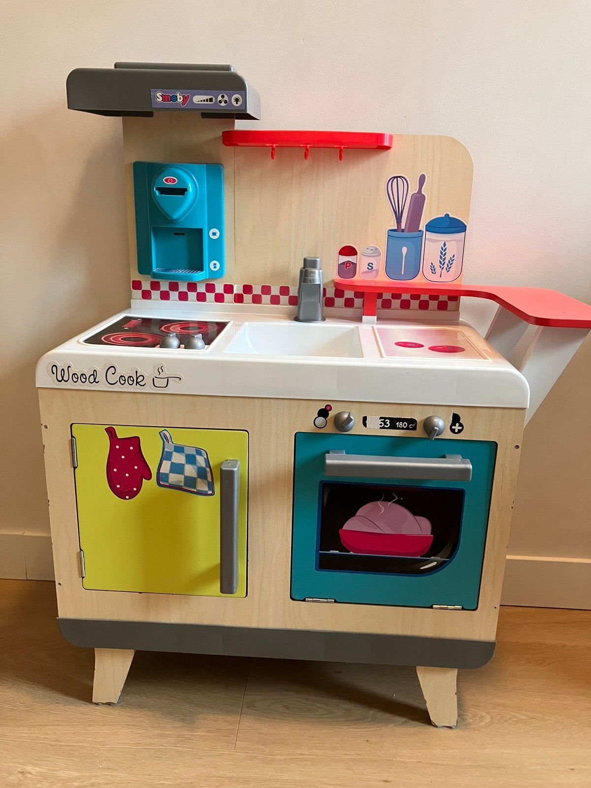 Smoby Wood Cook Speelkeuken - Houten Kinderkeuken, Ophalen, Gebruikt, Hout, Speelkeuken