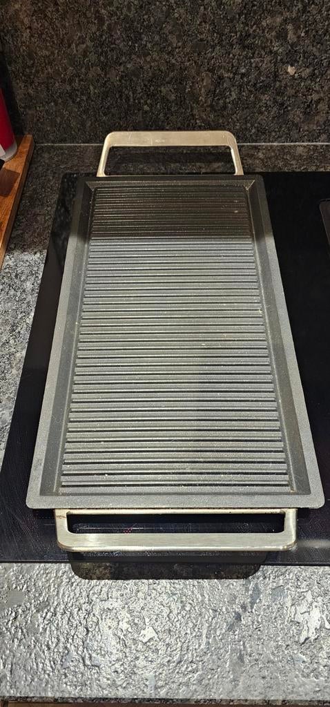 AEG Grillplaat voor inductiekookplaat, Witgoed en Apparatuur, Grillplaten, Gebruikt, Tafelgrill, Ophalen