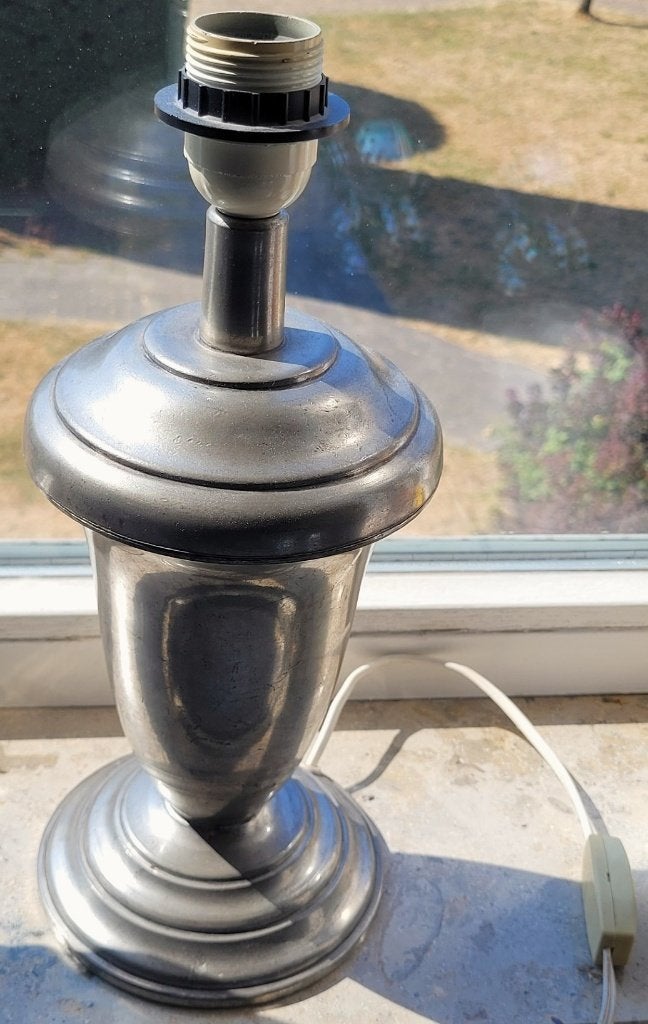 Industriële lampvoet metaal, Huis en Inrichting, Lampen | Tafellampen, Ophalen, Overige merken, 33 cm, Zo goed als nieuw