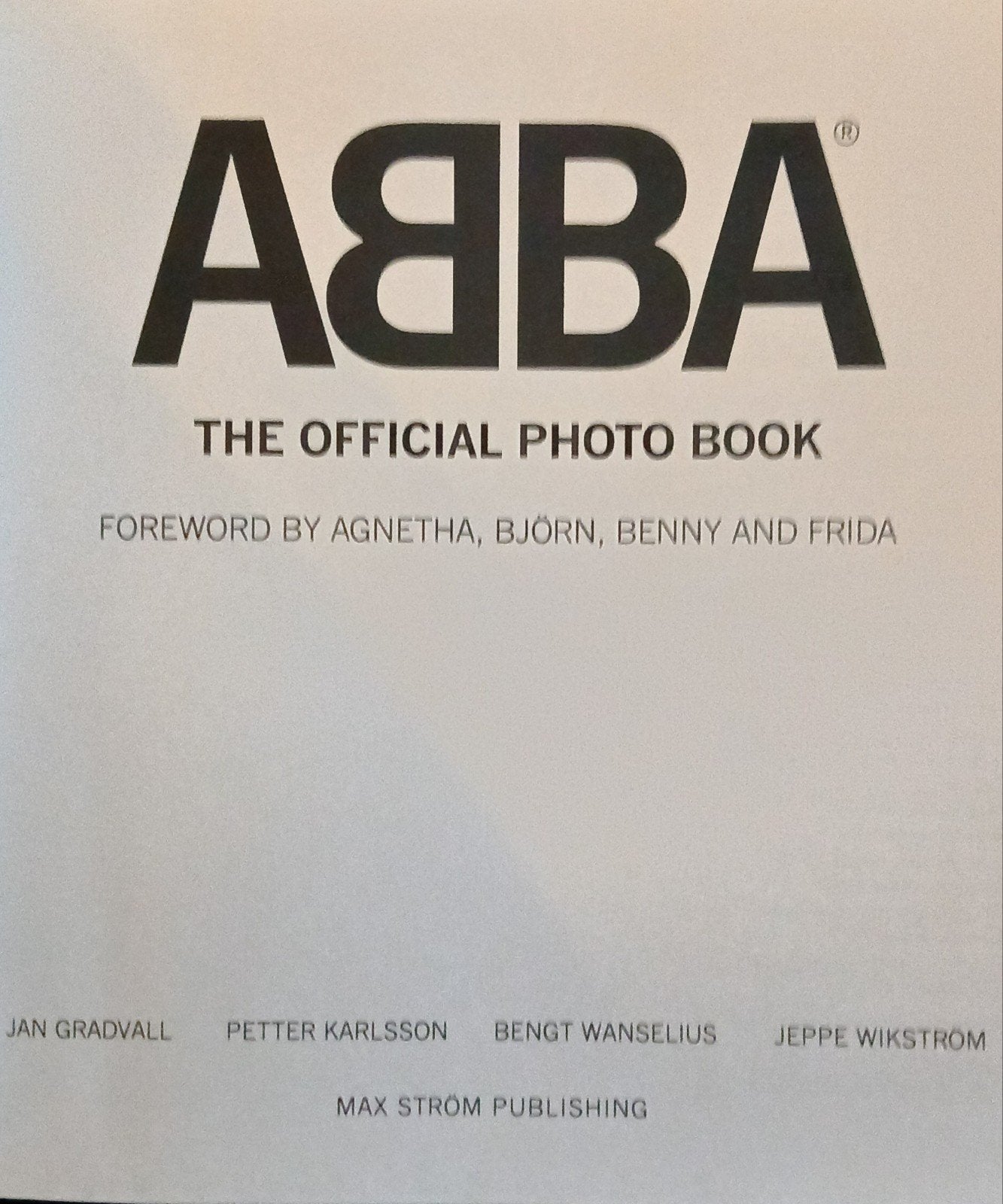 Abba official photo book, Ophalen of Verzenden, Artiest