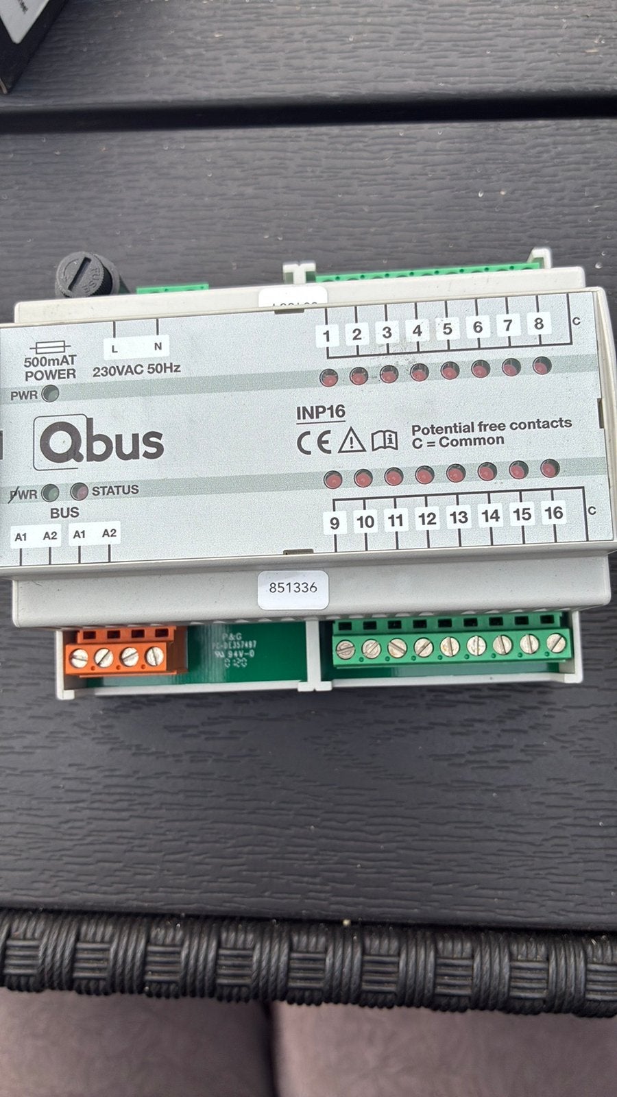 Nieuwe Qbus INP16 ingangsmodule – 16 ingangen – Originele, Ophalen of Verzenden, Nieuw, Overige typen