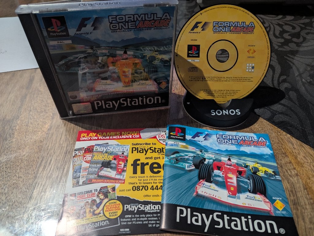 Formula One Arcade | PlayStation 1 Game, Ophalen, 1 speler, Racen en Vliegen, Zo goed als nieuw