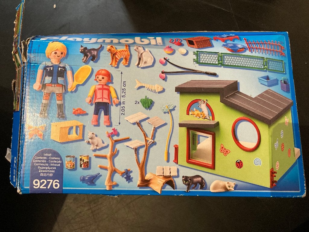 Playmobil City life 9276 kattenverblijf kattenasiel speelset, Gebouw, Complete set, Ophalen of Verzenden, Zo goed als nieuw
