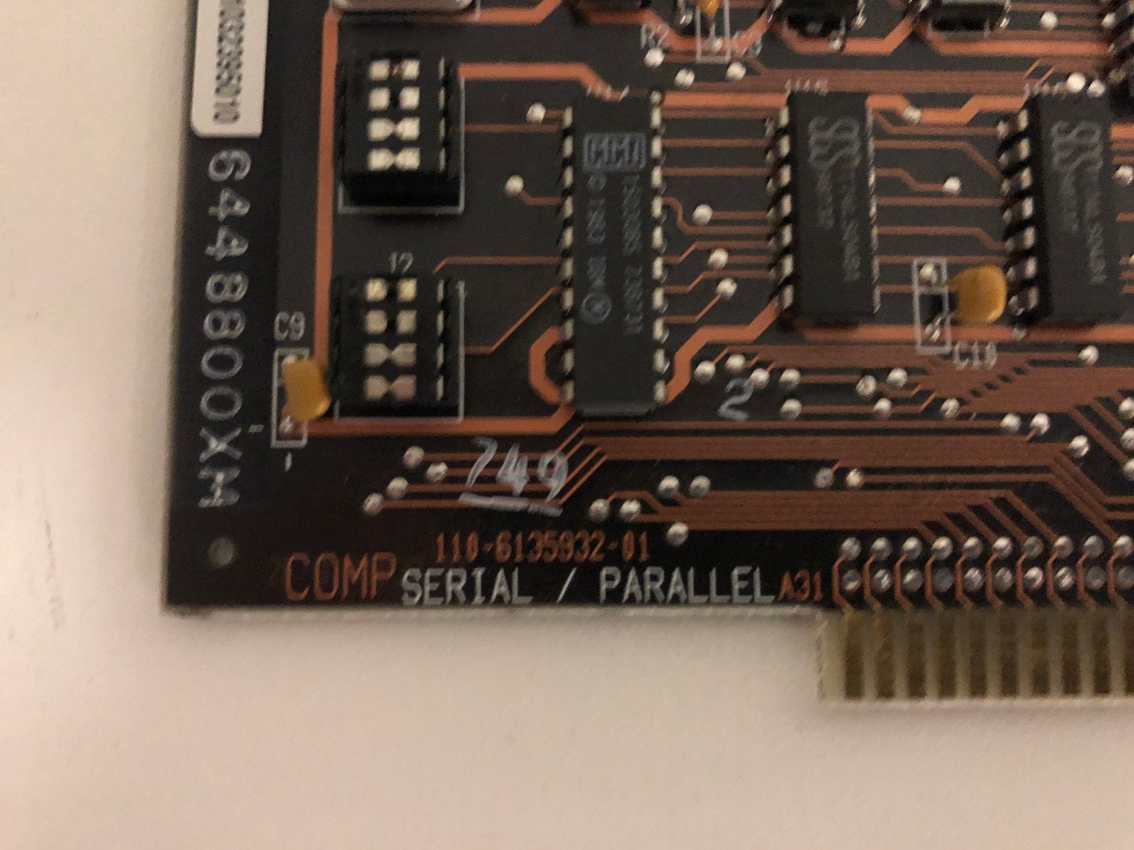 Foto 2 van IBM Serieel/parallel isa kaart 8-bit
