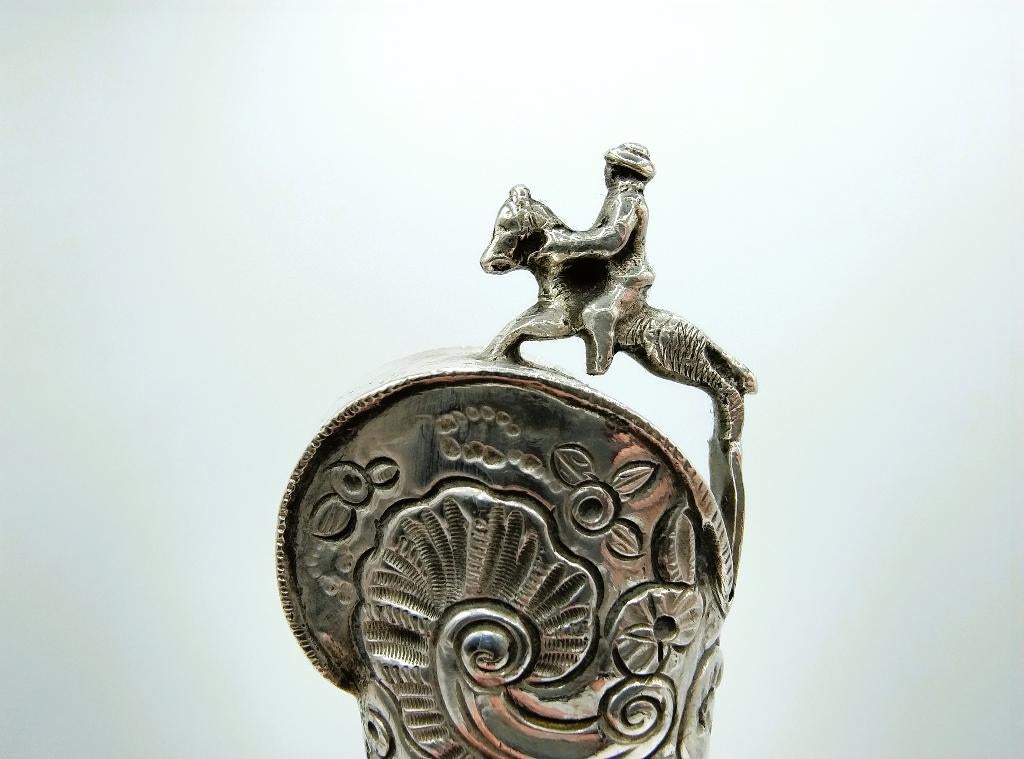 Mes met zilveren heft, Friesland, 18e eeuws, Verzenden, Zilver