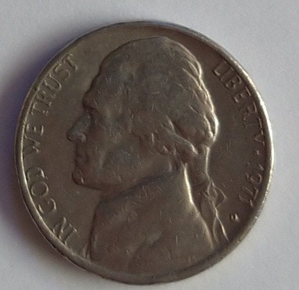 5 cents Jefferson Nickels, 1971,   volgnr 58, Ophalen of Verzenden, Noord-Amerika, Losse munt