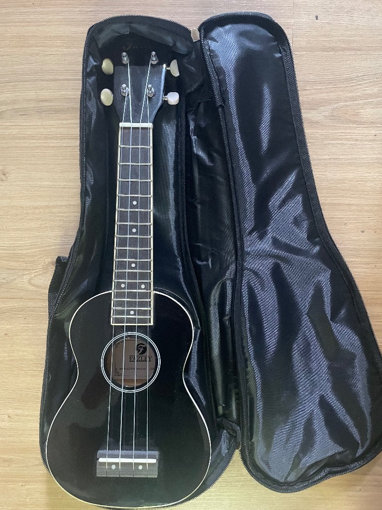 Ukulele met hoes, Muziek en Instrumenten, Snaarinstrumenten | Overige, Ophalen, Gebruikt, Ukelele