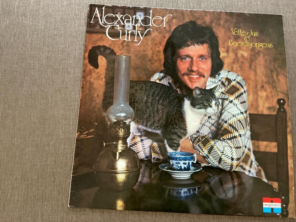 Alexander Curly lp, Ophalen, Gebruikt, 12 inch, Levenslied of Smartlap