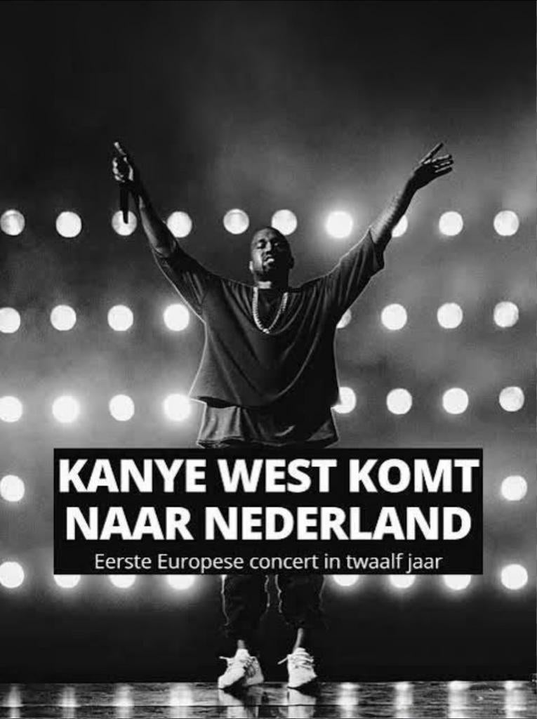 Kanye West Tickets, Twee personen, Juni