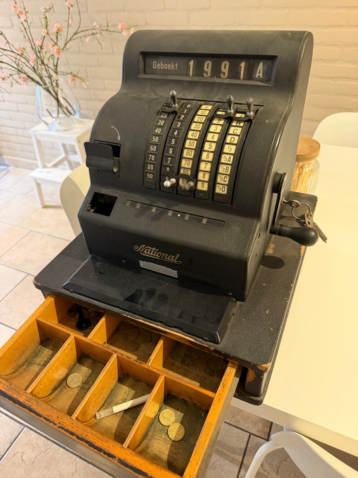 Antieke National Kasregister 1939, Antiek en Kunst, Ophalen of Verzenden