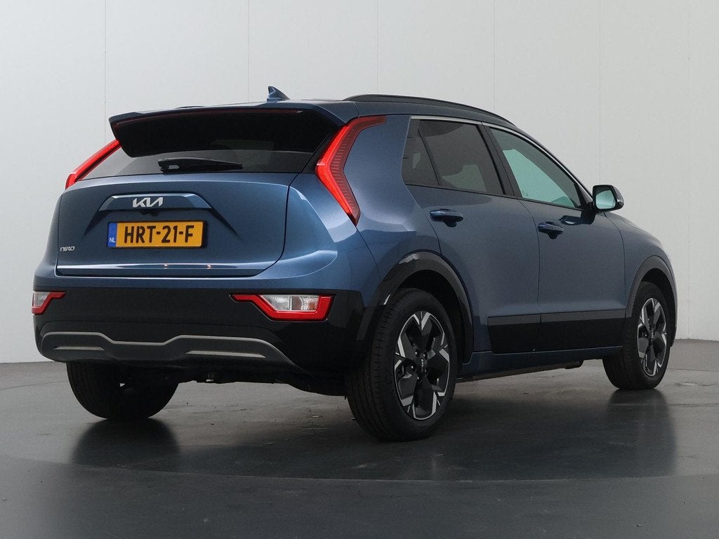 Kia Niro EV Light Advanced 64.8 kWh | Stoel / Stuurwielverwa, Auto's, Kia, Gebruikt, 750 kg, Leder en Stof, Origineel Nederlands