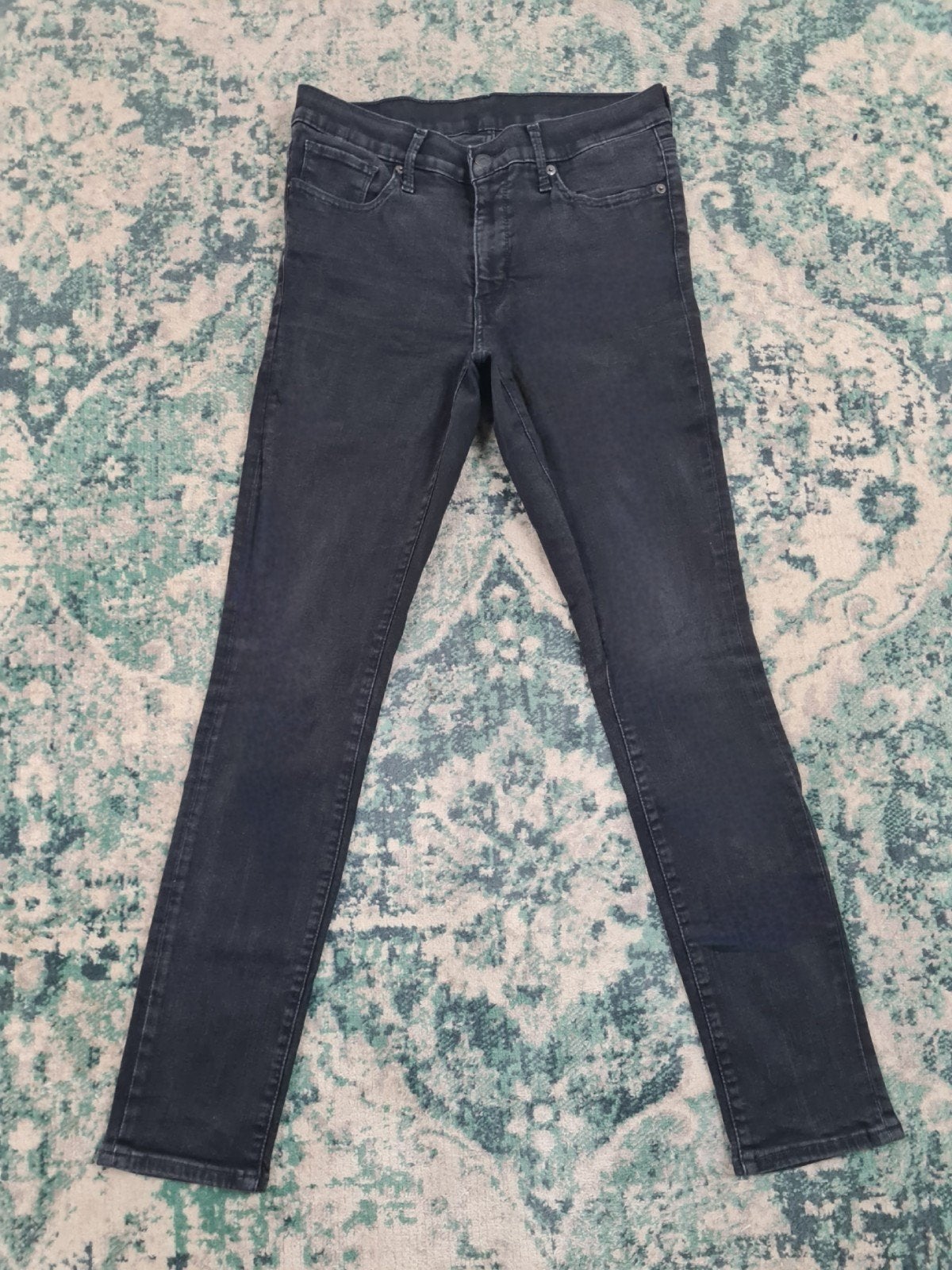 Levi's highwaist skinny W30 L30 WMN stretch Tulsi3030 Zwart, Zwart, Ophalen of Verzenden, Zo goed als nieuw, W30 - W32 (confectie 38/40)