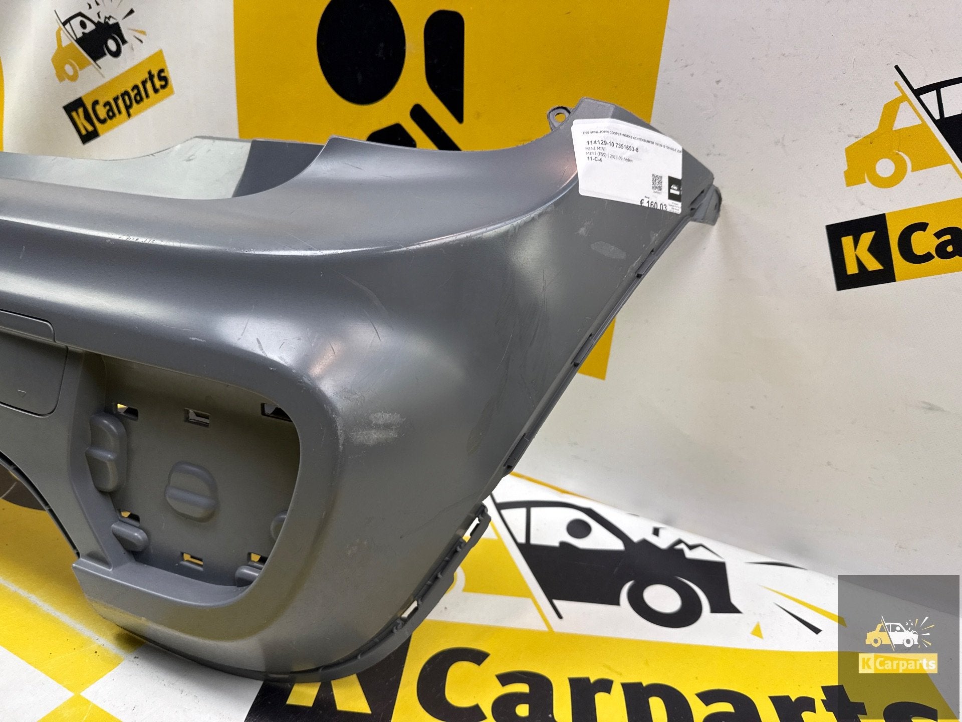 F56 mini-John Cooper Works Achterbumper 114129-10 7351653-8, Gebruikt, Ophalen of Verzenden, Customer.service@mini.co.uk, Mini