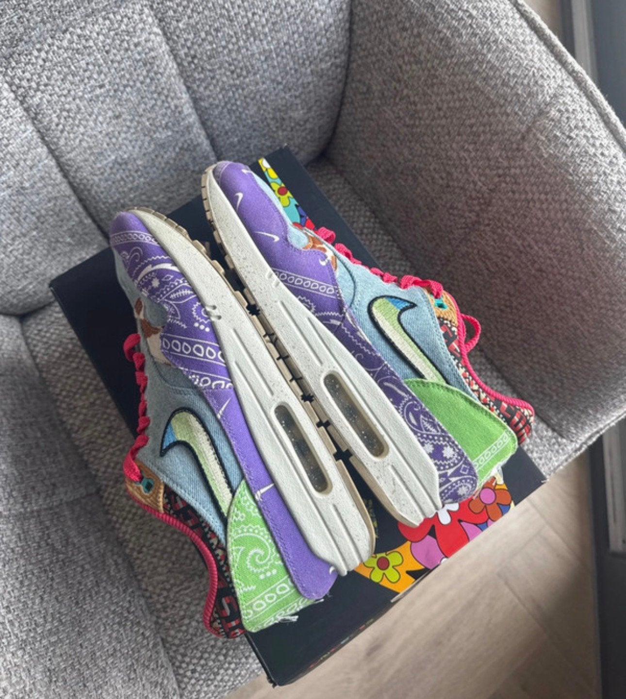 Nike Air Max 1 Concepts Far Out 44 Eu, Kleding | Heren, Schoenen, Overige kleuren, Ophalen of Verzenden, Sneakers of Gympen, Zo goed als nieuw