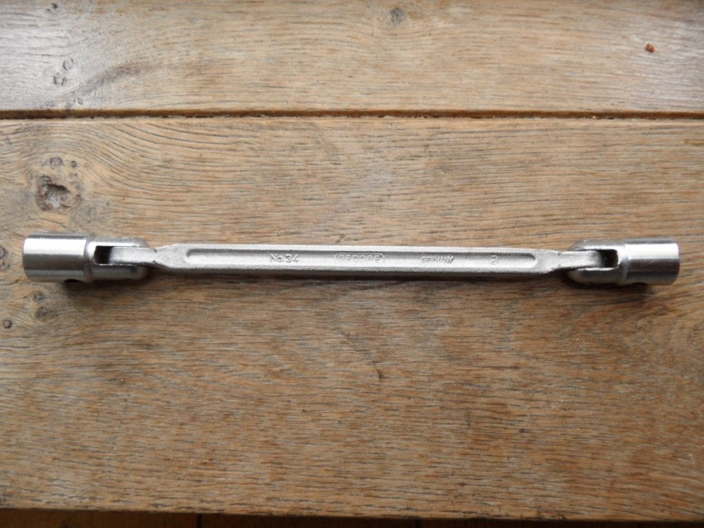 Gedore No 34 kniesleut 10 11 oud model, Ophalen of Verzenden, Gebruikt