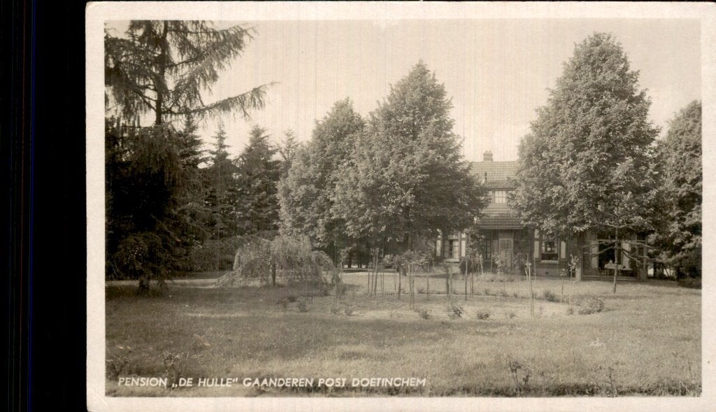 Gaanderen - Pension De Hulle - Post Doetinchem, Ophalen of Verzenden, 1920 tot 1940, Gelopen, Gelderland