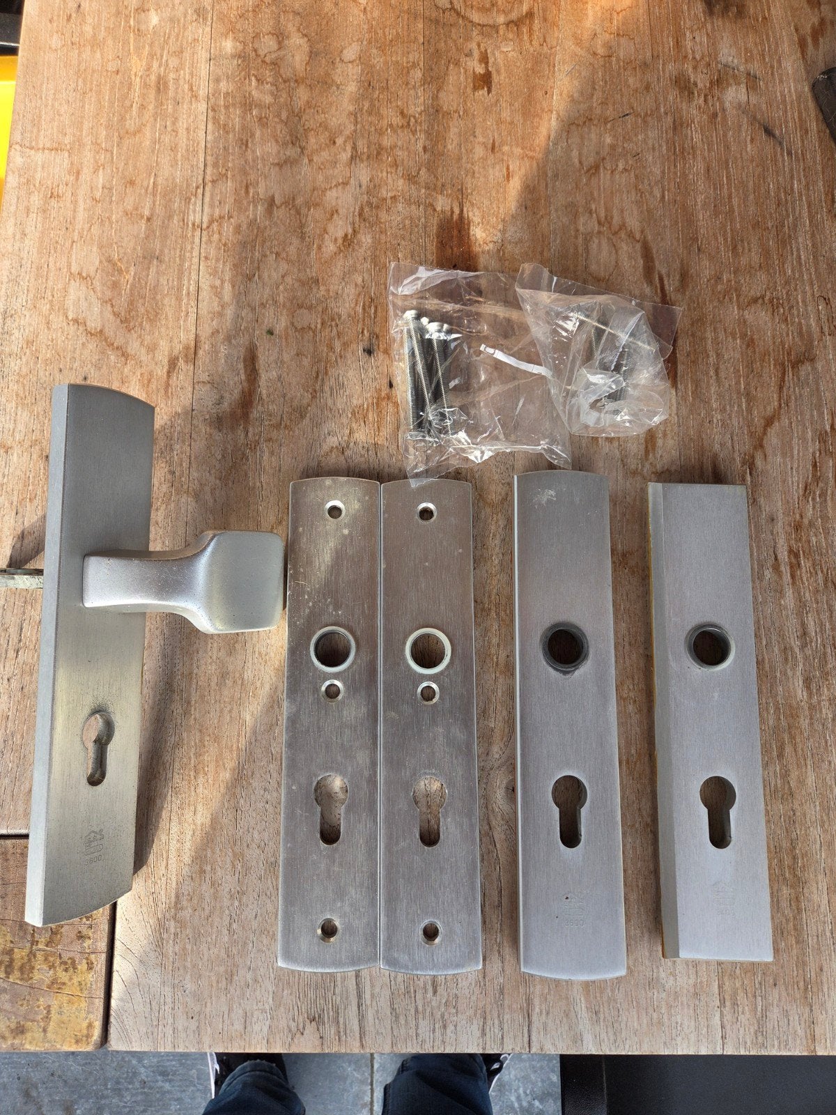 Buva Veiligheidsbeslag Serie 3600 met Vaste Knop, Ophalen of Verzenden, Gebruikt, Rvs, Overige typen