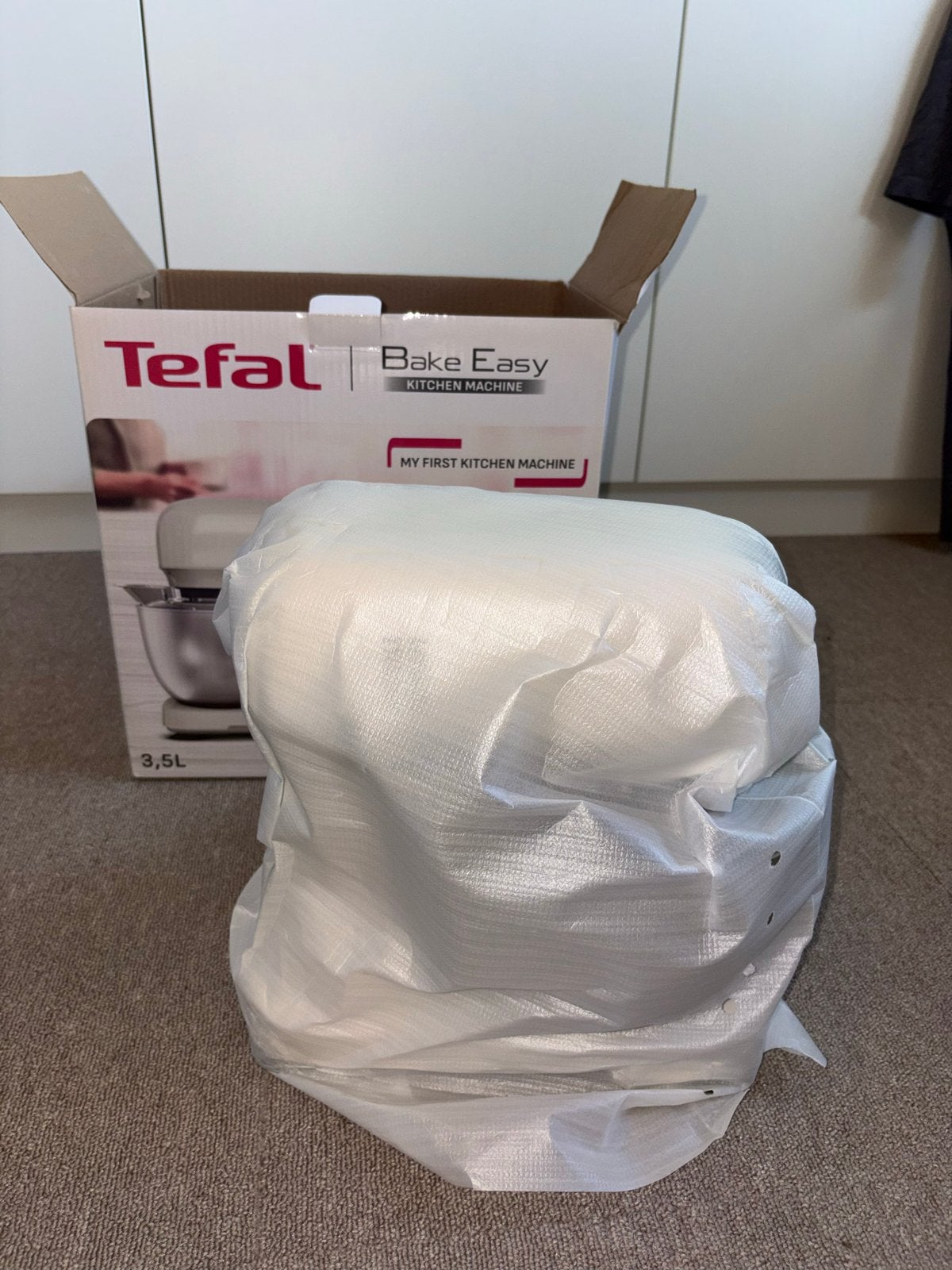 Tefal Easy Bake Keukenmachine 3,5L RVS Bak - Nieuwstaat, Ophalen of Verzenden, Zo goed als nieuw, Vaatwasserbestendig, 3 snelheden of meer