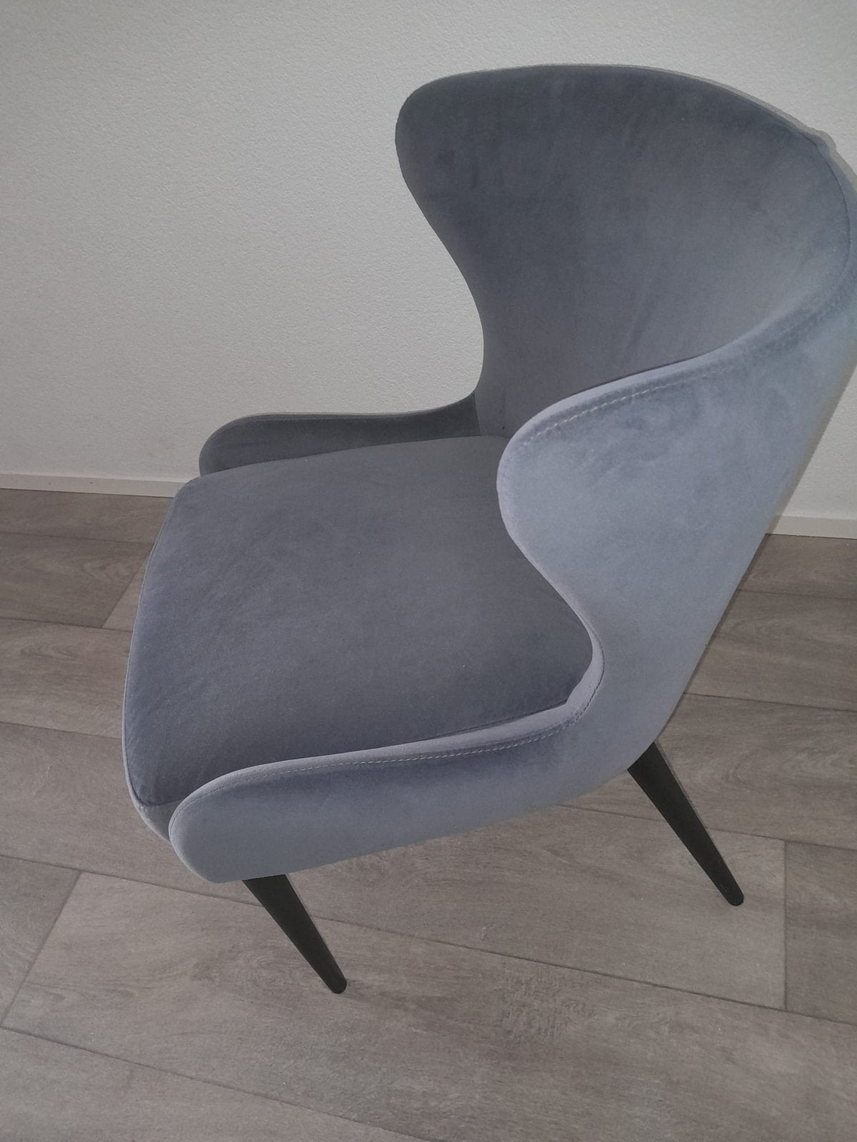 Mooie eetkamerstoelen 6 stuks, Ophalen, Zo goed als nieuw, Grijs, Vijf, Zes of meer stoelen