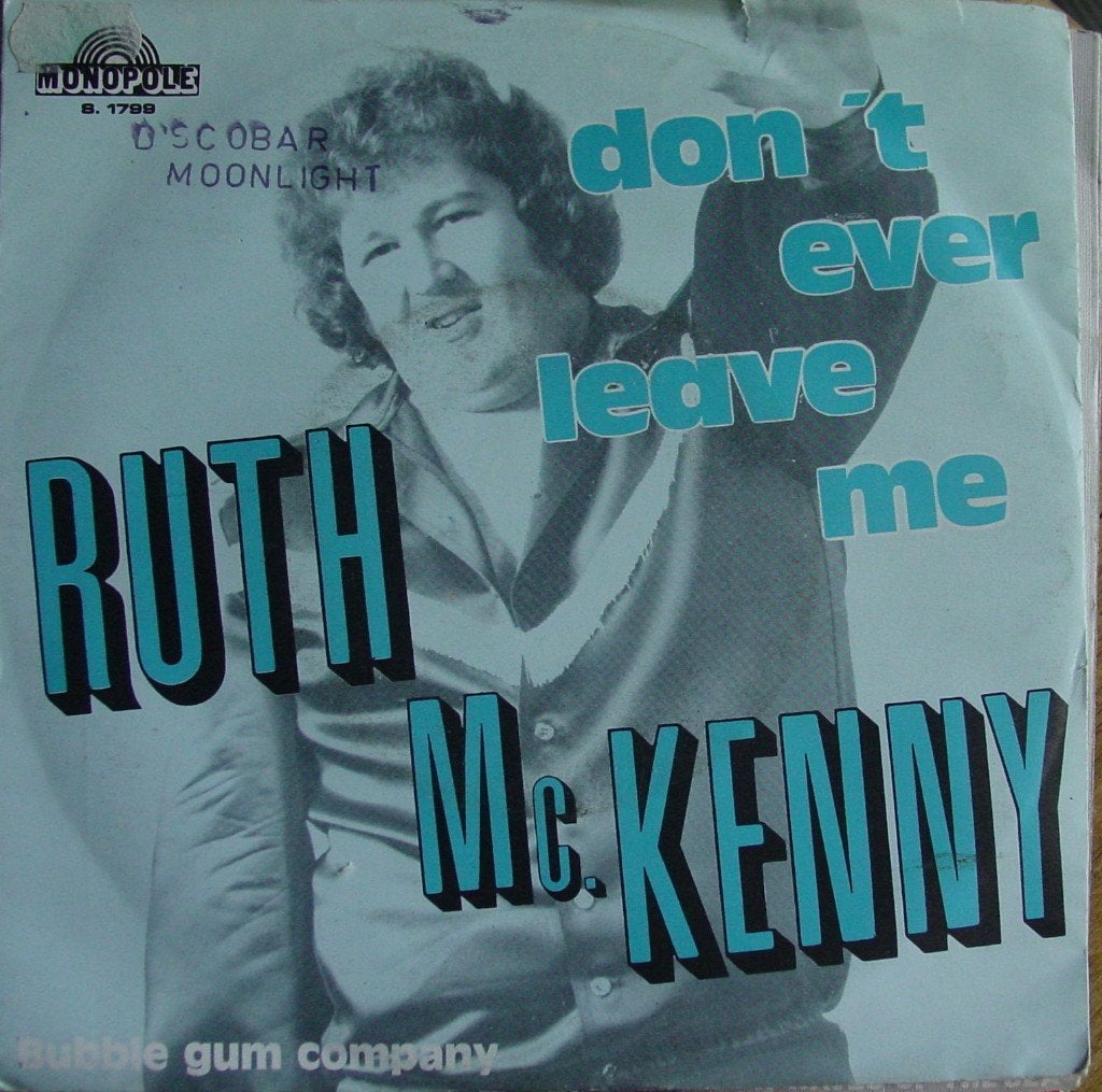 45T 7INCH VINYL SINGLE RUTH MCKENNY -MONOPOLE-, Ophalen of Verzenden, Zo goed als nieuw, Pop