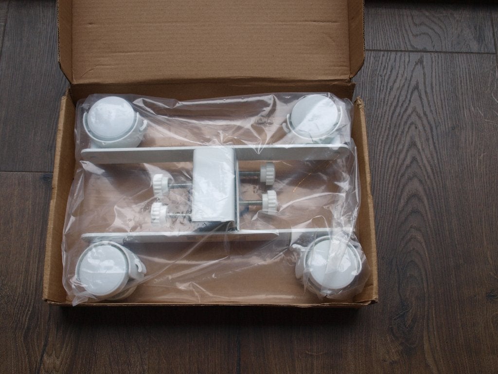 NIEUW !!: standconsole set, wieltjes voor infrarood paneel, 30 tot 80 cm, Overige typen, Nieuw, Ophalen of Verzenden