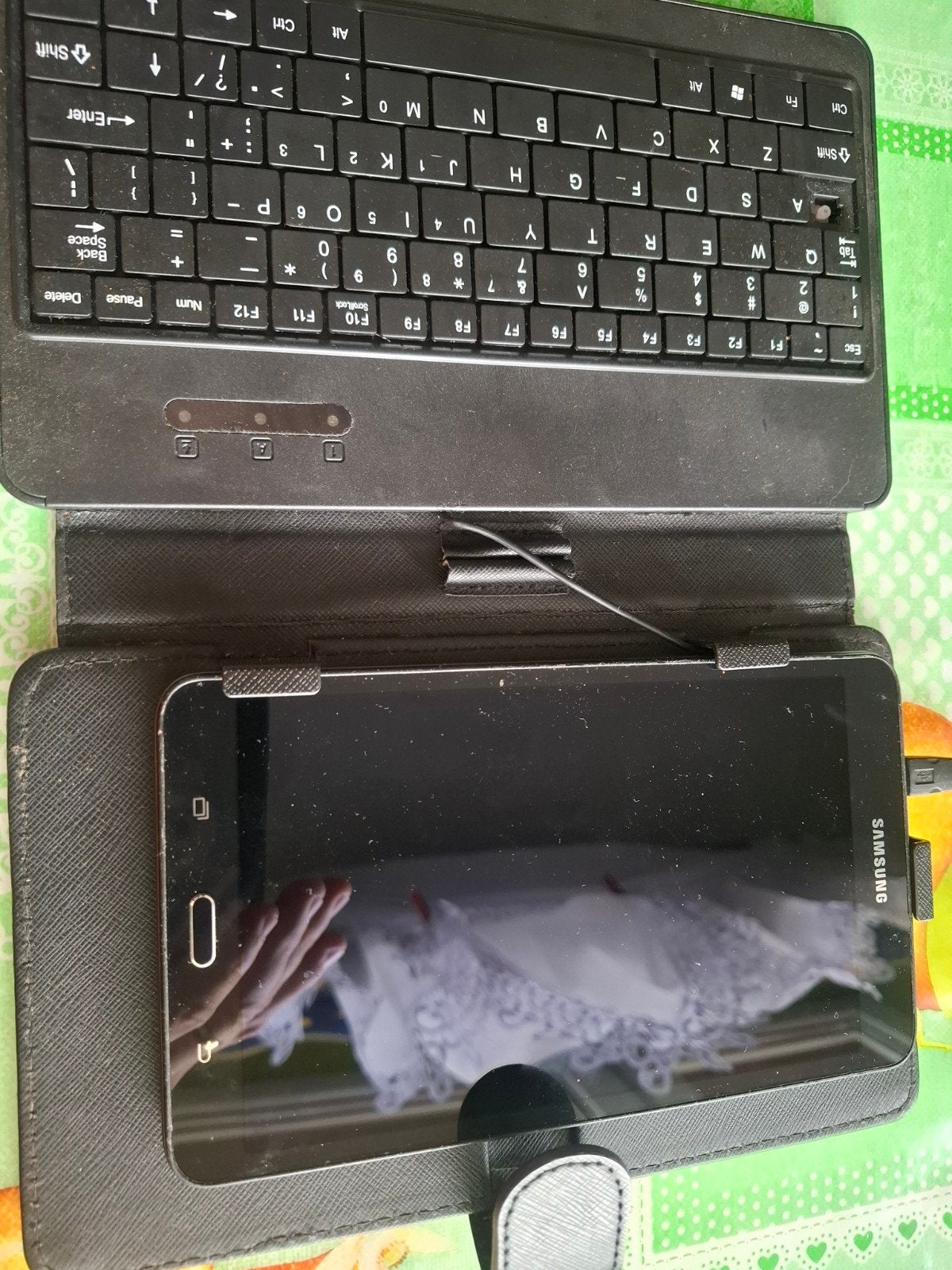 Samsung Galaxy Tab A 2016 met toetsenbordhoes, Computers en Software, Gebruikt, Galaxy Tab A 2016, Ophalen of Verzenden, Samsung
