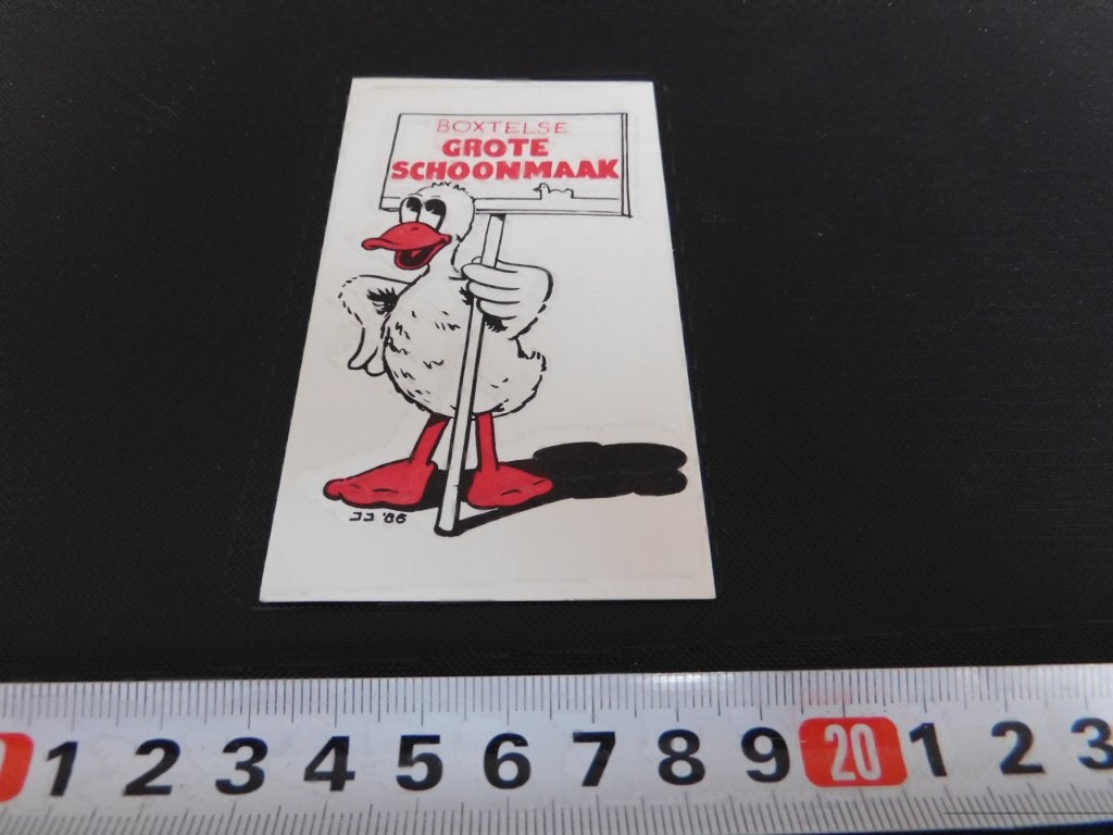 sticker Boxtel Boxtelse F=Grote schoonmaak, Ophalen, Zo goed als nieuw