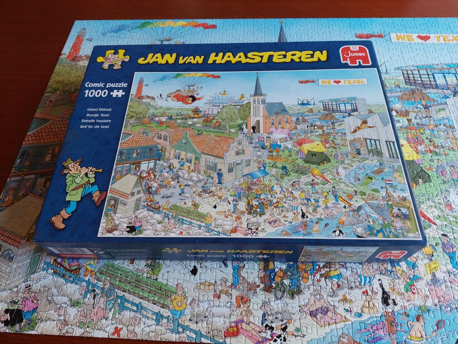 van Haasteren 1000 stukjes  COMPLEET, Ophalen of Verzenden, Minder dan 500 stukjes, Zo goed als nieuw
