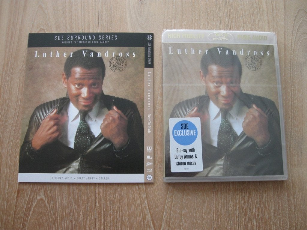 Blu-ray Audio Luther Vandross - Never Too Much SEALED, Muziek en Concerten, Met slipcover/slipcase, Ophalen of Verzenden, Blu-ray