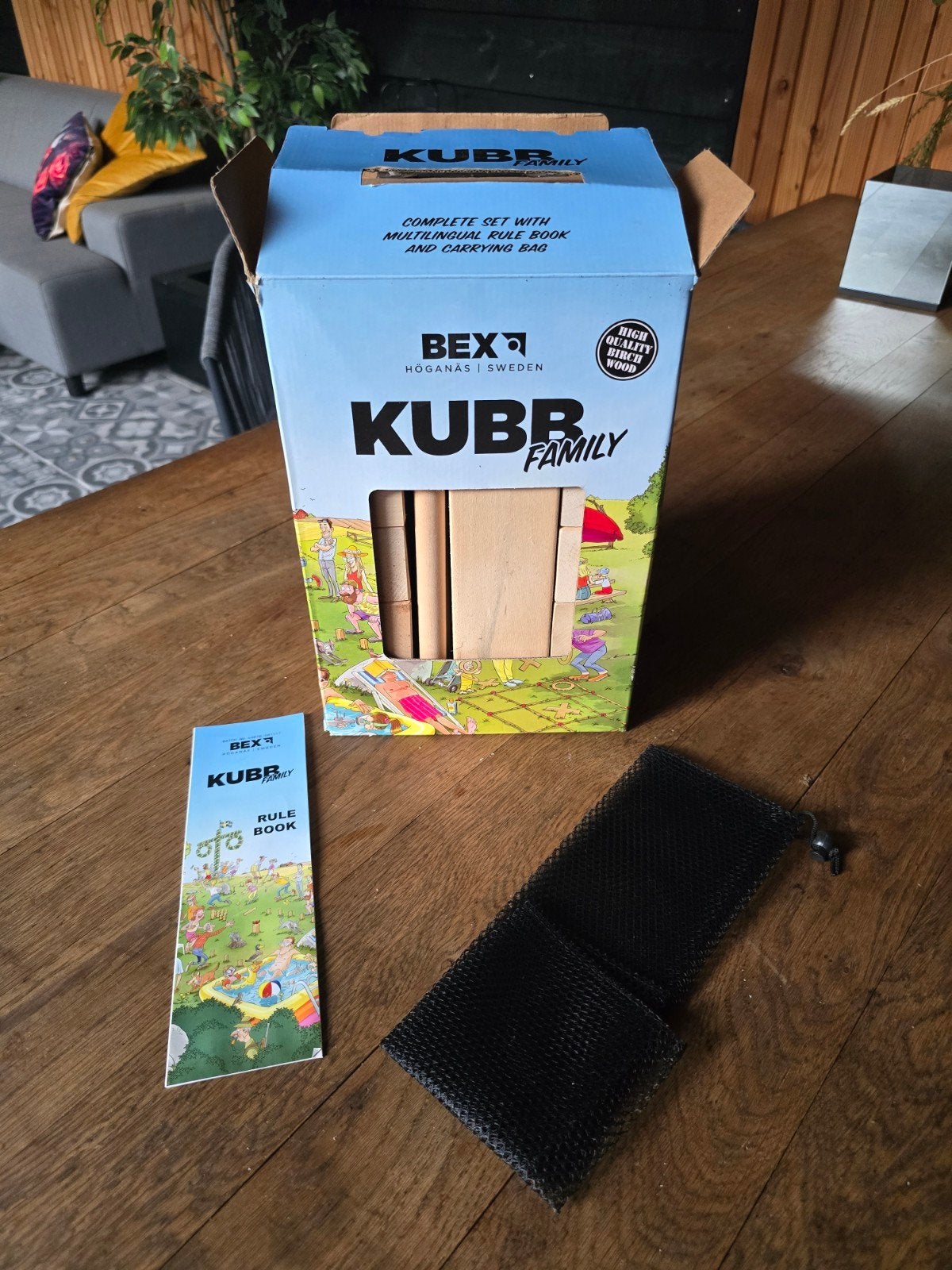 Bex Kubb Family Zweeds Vikingschaak – NIEUW IN DOOS!, Vijf spelers of meer, Ophalen of Verzenden, Nieuw, Kubb Bex