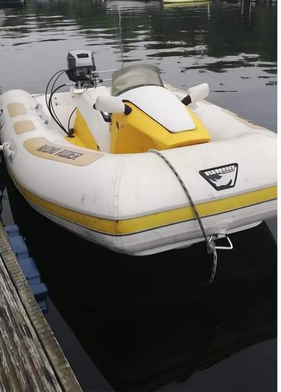 Rhino Rider rubberboot met Mariner Magnum 10 pk, Ophalen, Gebruikt