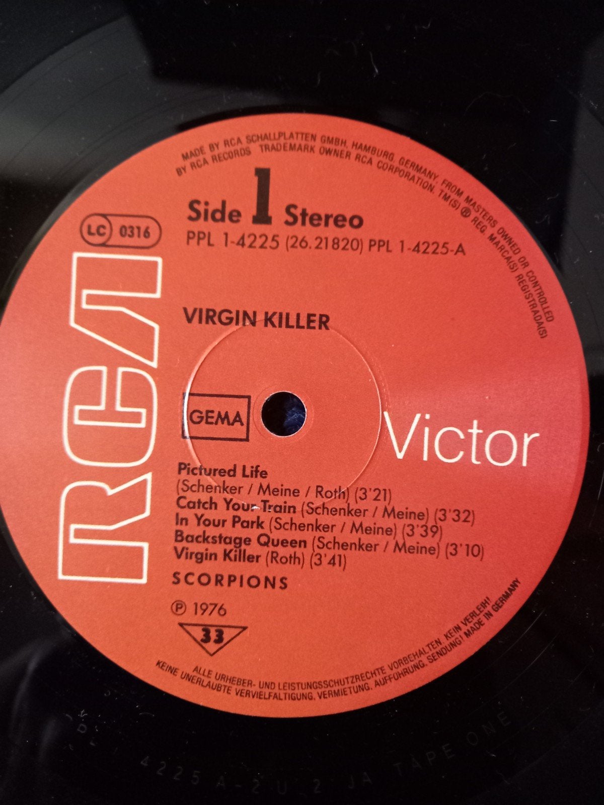 Foto 4 van Scorpions - Virgin Killer (Vinyl LP, RCA 1976)