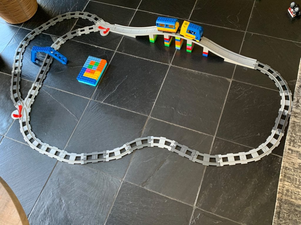 duplo lego trein, Ophalen of Verzenden, Zo goed als nieuw, Compleet, Duplo