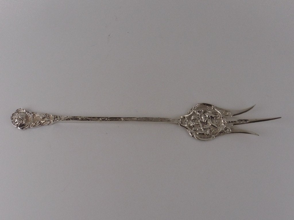 Zilveren cakevork                                        Z98, Ophalen of Verzenden, Zilver