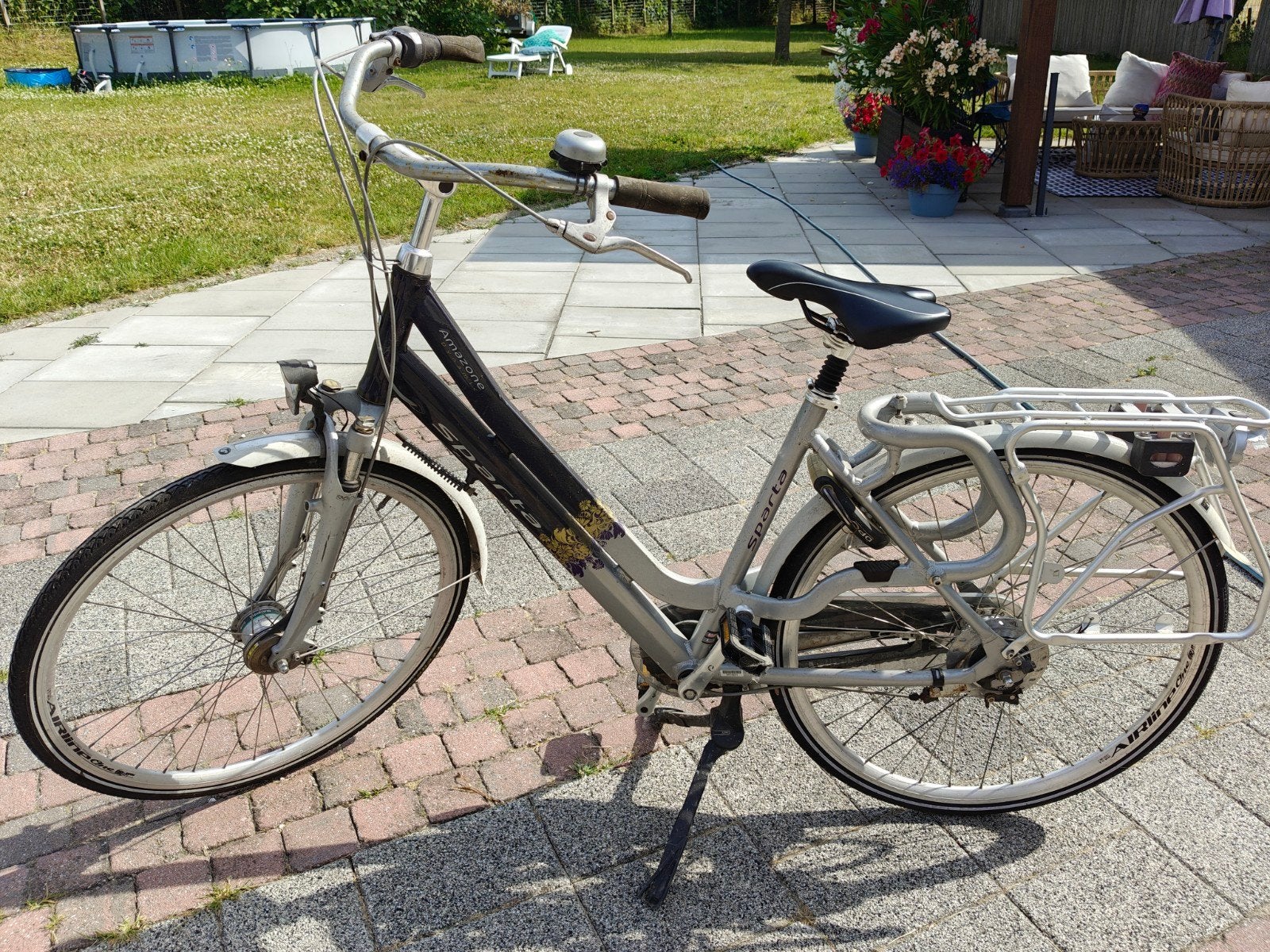 Sparta Amazone Damesfiets, Ophalen, Terugtraprem, Sparta, 53 tot 56 cm