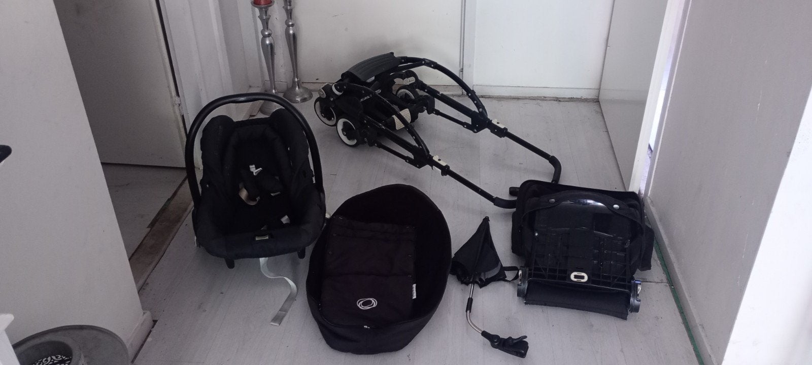 Bugaboo bee combiwagen met Maxi-Cosi autostoel, Ophalen
