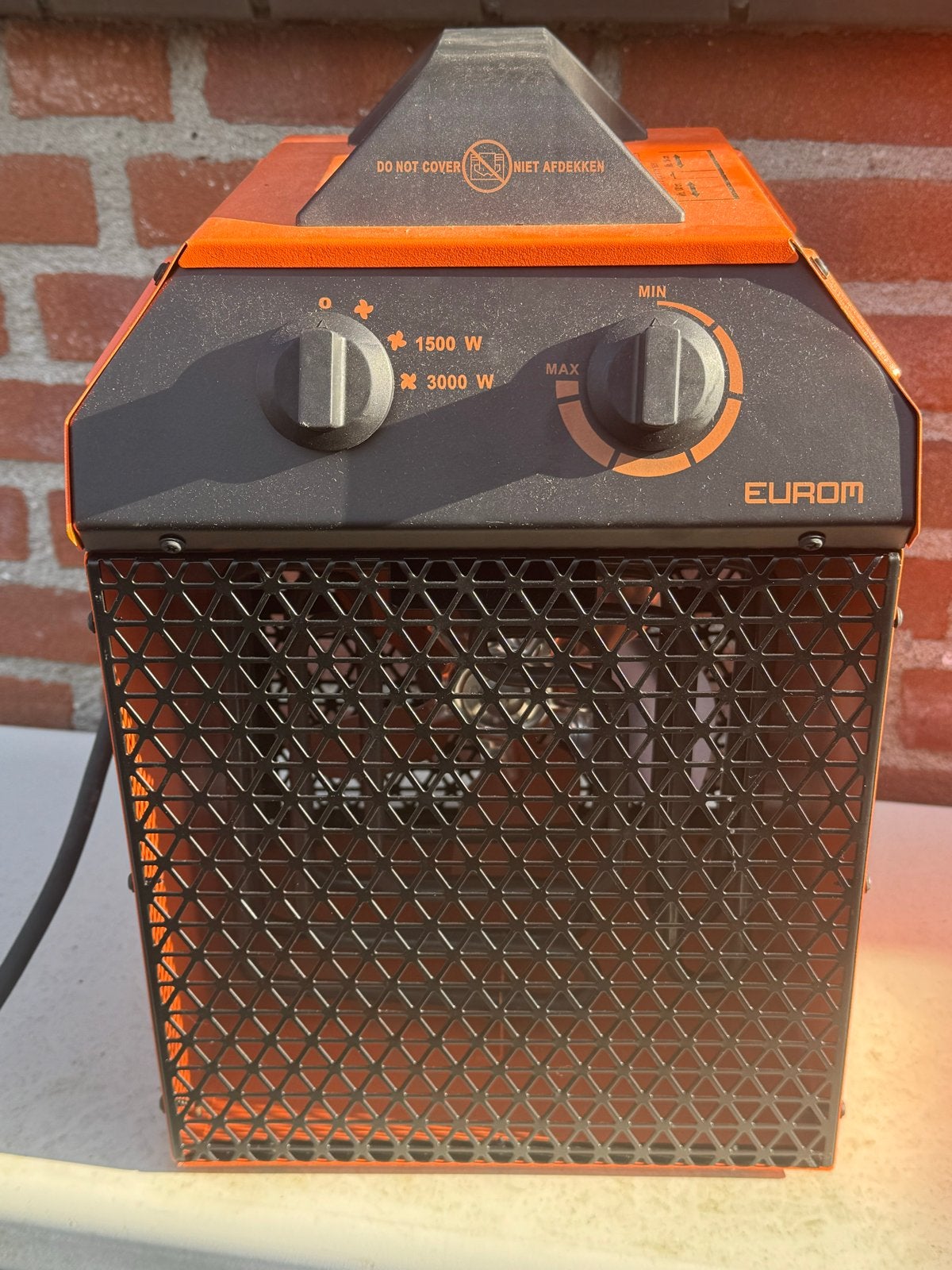 Eurom EK Delta 3000 elektrische kachel - 3000W, 30 tot 80 cm, Kachel, Minder dan 60 cm, Ophalen of Verzenden