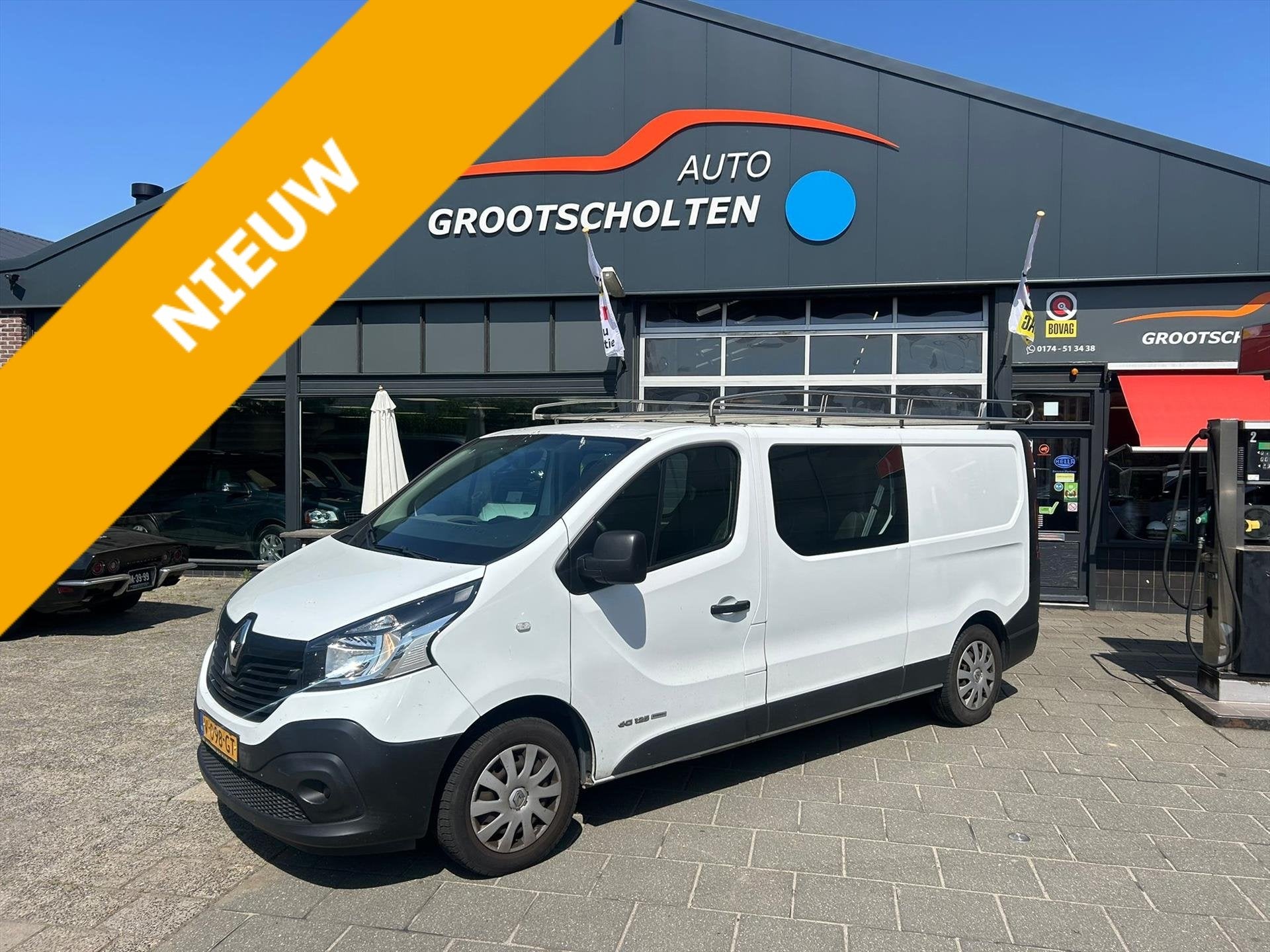 Renault Trafic 1.6 DCI 92KW lees de advertentie goed !, Auto diversen, Schadeauto's, Overige carrosserieën, Renault, Wit, 1598 cc